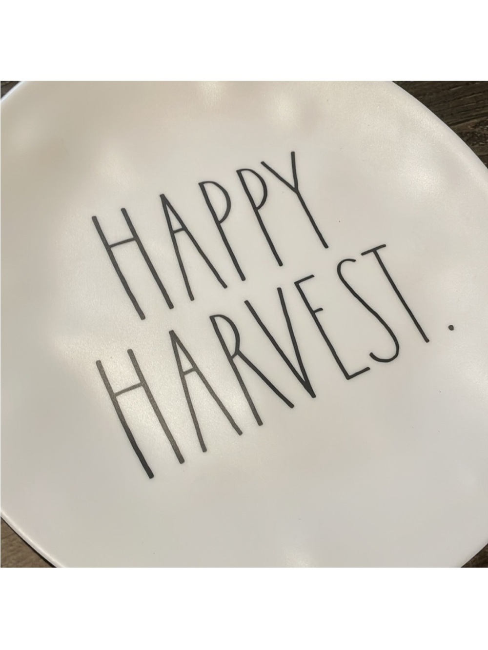 Rae Dunn 'Happy Harvest' Dinner Plates